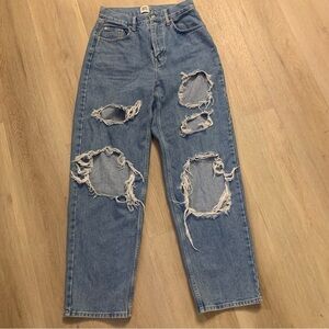BDG Urban Outfitters High Rise Baggy Jean Medium Wash